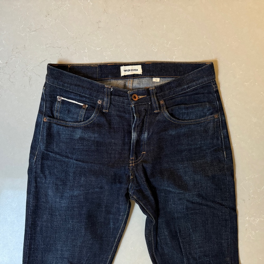 Taylor Stitch Slim Jean in Matsuba Selvage-Waist 31 Inseam 30 Made In USA Denim
